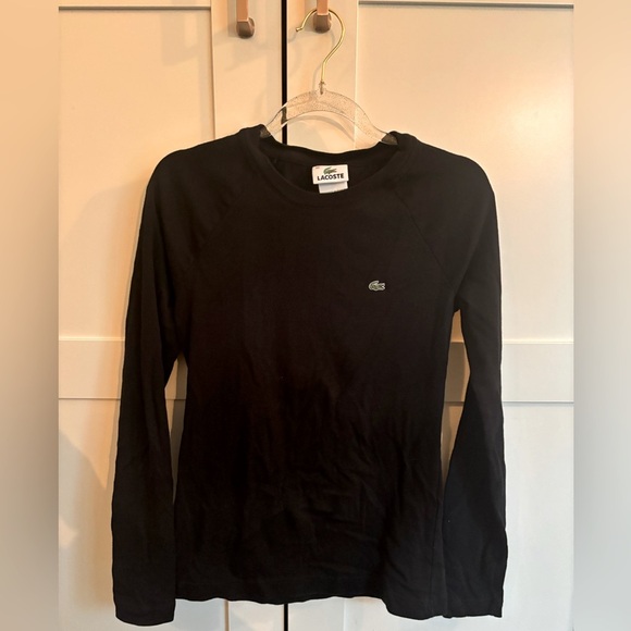 Lacoste Black Long Sleeve Shirt - Picture 1 of 5